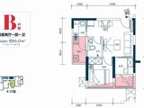 长庆小时代_2室2厅1卫 建面43平米