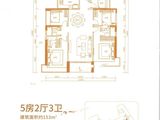 京基智农山海上园_5室2厅3卫 建面153平米