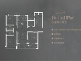 中海方山印_3室2厅2卫 建面107平米