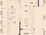 盛天青山郡_2室2厅1卫 建面68平米