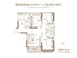 翡翠誉园_3室2厅2卫 建面123平米