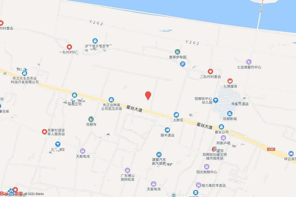 新洲区双柳街星谷大道以北，新城四路以东