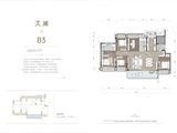 御湖新加坡国际花园_4室2厅2卫 建面164平米