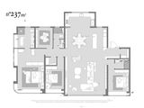 中海时光之镜_4室2厅3卫 建面237平米