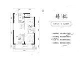 电建地产晋中洺悦宸苑_2室2厅1卫 建面88平米