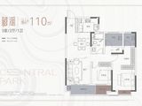 梦想中央公园_3室2厅1卫 建面110平米