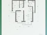 新城投御河园_2室2厅1卫 建面84平米