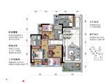 碧桂园中洲云麓花园_3室2厅2卫 建面95平米